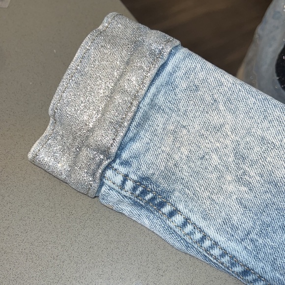 Custom Love & Lips custom glitter jean jacket - Picture 14 of 15